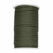 Nailoninis 4 mm žalios spalvos parakordas, parduodamas metrais