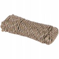 Paracord virvė, 15 m x 3 mm, 125 kg, smėlio spalvos