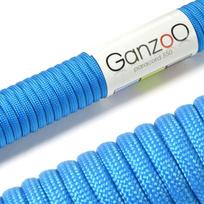 Parašiutinis virvė PARACORD 550, 15 m, 7 gijų, mėlyna, nailonas