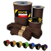 Virvė EDCX Paracord 550, 4 mm, 30 m, ruda, pagaminta Lenkijoje