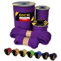 Virvė EDCX 4 mm Paracord 550, violetinė, 30 m, pagaminta Lenkijoje