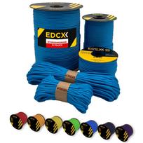 Virvė EDCX 4 mm Paracord 550, Ice Mint, 15 m, pagaminta Lenkijoje