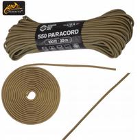 Paracord virvė 4 mm, 30 m, coyote, lauko išgyvenimui