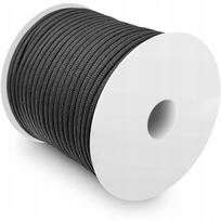 Pynė Paracord 550, 4 mm, juoda, 50 m