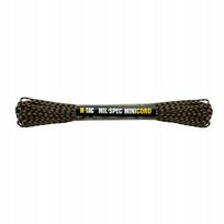 Paracord virvė M-Tac Minicord, juoda/ruda, 15 m