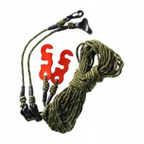 Šilkinis „Slings TigerWood“ atšvaitinis diržas, žalias