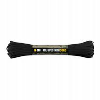Paracord virvė M-TAC Minicord, 30 m, juoda