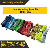 Paracord virvės rinkinys EdcX 550, vienspalvis, 400 g