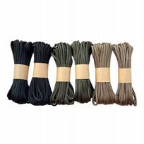 Paracord virvelių rinkinys EdcX Paracord 550, 6 vnt. po 5 m