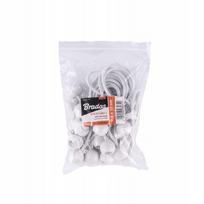 Elastinė guma su kamuoliuku, 0,5 x 15 cm, 5 vnt., BRADAS BCB-0515WH-L