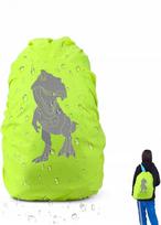 Kuprinės apsauga nuo lietaus su dinozauro raštu