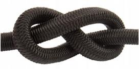 Guminis tempimo laidas, 10 m, juodas, tvirtas, skirti tentams