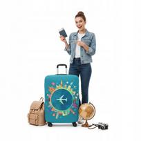Lagamino užvalkalas KORBI Travel, lankstus apsauginis