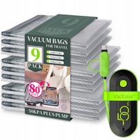 USB oro siurblys, -50 kPa, PA+PE maišelis lagamino suspaudimui