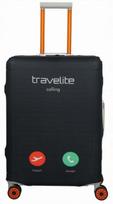Lagaminų dėklas Travelite S77, M dydis, 71x48x29 cm, elastingas spandeksas, Calling