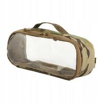 Permatomas ergonomiškas Elite Multicam vidutinio dydžio dėklas, 26x11 cm