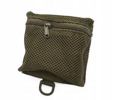 Kišenė su užtrauktuku ir Velcro tvirtinimu, 15x15x3 cm, Ranger Green