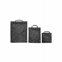 Krepšių rinkinys Tatonka Mesh Pocket Set III, juodas