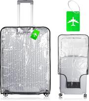 Skaidrus PVC lagamino užvalkalas 28–30" su pakabuku