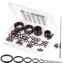 Meškerės žiedelių remonto rinkinys, 60 vnt., su dėžute, 3,7–35,1 mm