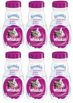 Katinų pienas be laktozės WHISKAS, nuo 6 savaičių, 6×200 ml