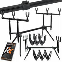Meškerių stovas Hokkaido Rod Carp, 3 meškerėms, stabilus