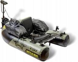 Pripučiama valtis su varikliu BLACK CAT Belly Battle Boat