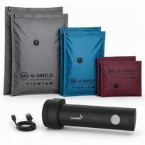 Maisto vakuuminiai maišeliai Lavatelli Vac-U-Shield 6 vnt. (S/M/L) su USB-C Vac-U-Pump pompka