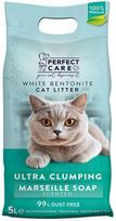 Katinų kraikas PERFECT CARE Ultra, su Marselio muilu, bentonitinis, 5 l