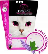 Katinų kraikas Fine Cat, silikagelis, levandų kvapo, 7,6 l