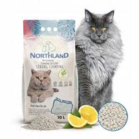 Kraikas katėms NorthLand, bentonitinis, citrusų kvapo, 10 l