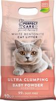 Kraikas katėms PERFECT CARE Ultra Clumping su kūdikių pudros kvapu, bentonitinis, 10 l