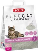 Kraikas katėms ZOLUX PURECAT, mineralinis, kvapus, antibakterinis, 5 l