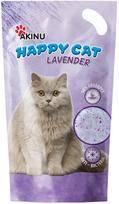 Katėms skirtos silikoninės kraiko granulės Akinu Happy Cat, levandų kvapo, 3,6 l