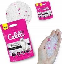 Silikoninis kačių kraikas CALITTI Crystals, antibakterinis, be dulkių, 2 x 3,8 l