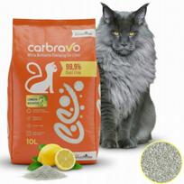 Kraikas katėms CATBRAVO, bentonitinis, citrusų kvapo, 10 l
