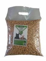 Medžio granulių kraikas gyvūnams AMFIK, 3 kg / 5 l, ekologiškas