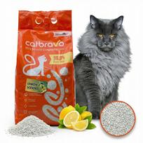 Katinų kraikas CATBRAVO, bentonitinis, citrusų kvapo, 5 l