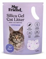 Silikoninis kačių kraikas My Friend Lavender, 3,8 l, su levandų kvapu