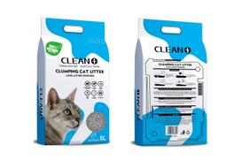 Kraikas katėms CLEAN+ su kūdikių pudros kvapu, bentonitas, 5 l