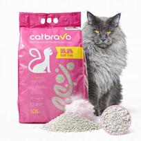 Kraikas katėms CATBRAVO, bentonitinis, su kūdikių pudros kvapu, 10 l