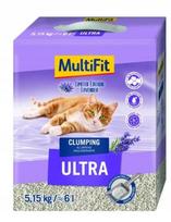 Bentonitinės kraikas katėms MultiFit, levandų kvapo, 6 l, riboto leidimo