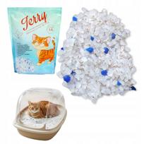 Silikoninis kačių kraikas JERRY, 3,8 l, bekvapis ir be dulkių