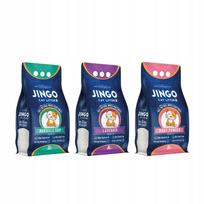 Katinų bentonitinės kraikas Jingo, kvapų rinkinys, 3 x 5 l