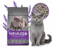 Bentonito kraikas katėms, 25 l, levandų kvapo, bekvapis