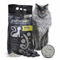 Katinų kraikas CATBRAVO su aktyviąja anglimi, bentonitinis, 5 l