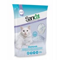 Kraikas katėms SANICAT Diamonds, bekvapis, silikoninis, 3,8 l