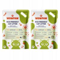Kačių kraikas CAT TOFU, 2 x 6 l, žalias, susiformuojantis, biologiškai skaidus