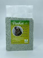 Ekologiškos tofu kačių kraikas PanKot, 6 l, 2,5 kg, su žaliosios arbatos aromatu