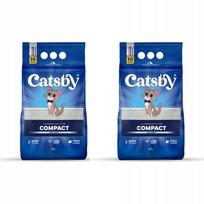 Katzenų kraikas Catsby Compact, bekvapis, 2 x 5 l, bentonitinis